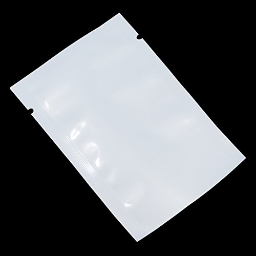 300 Pcs Clear Front Flat Food Safe Favor Bag Mini Sampling Wrappers with Tear Notches Heat Sealable Smell Proof Pouches Vacuum Sealer Bulk Food Storage Candy Tea Nut Plastic Poly Pack 2.36x3.54 inch - Thumbnail 2