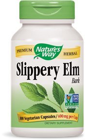 Nature's Way - Slippery Elm Bark, 400 mg, 100 capsules