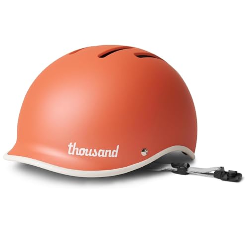 Thousand Heritage Fahrradhelm Erwachsene – Unisex, belüfteter Fahrradhelm mit PopLock Diebstahlschutz – Ideal für Fahrrad & Skateboard – Herren & Dame
