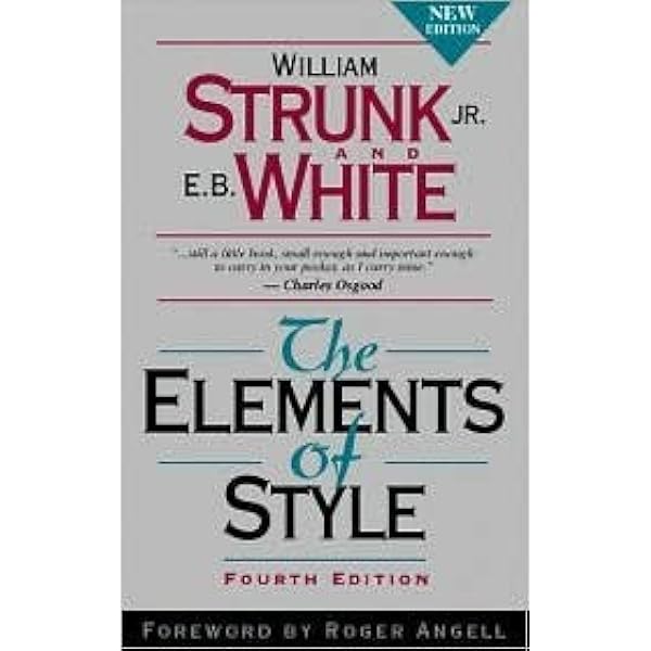 The Elements of Style by Strunk Jr., William, White, E. B. on 01