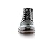 Ferro Aldo MFA-806278 Men's Black Lace up Wing Tip Perforated Dress Ankle Boot (10.5)