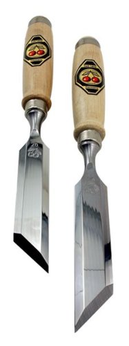 Two Cherries 500-1926 Pair of 26mm Skew Bevel Wood Chisels