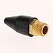 Flameer 1/8 inch NPT Rubber Brass Tip for Air Blow Guns - 10 PCS Set for Tools Air Blow Guns