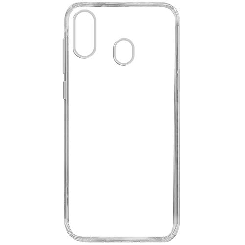 Amazon Brand - Solimo Mobile Cover (Soft & Flexible Back case) for Samsung Galaxy M20 (Transparent)