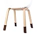 24 PCS Chair Leg Socks Coffee Furniture Leg Socks - Knitted Elastic Chair Leg Floor Protectors for Avoid Scratches - Furniture Booties Covers for Moving Easily and Reduce Noise