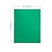 Comix Plastic Pocket Folders with 3 Hole Punched, 12 Pack, Binder Folders with 2 Pockets, Hold Letter Size Paper for School and Office (Green)