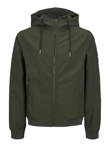Jjebasic Softshell Hood Noos Giacca, Rosin, M Uomo