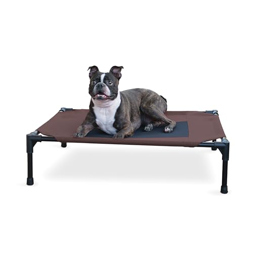 K&H Outdoor Elevated Dog Bed - Cooling Raised Dog Bed for Small & Medium Pets,…