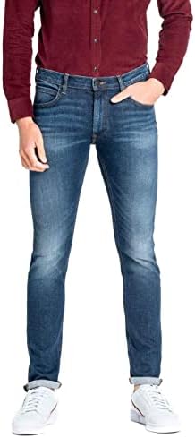 Lee Men'S Luke' Tapered Fit Jeans, Blue 