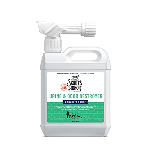 SKOUT'S HONOR Urine & Odor Destroyer for Concrete & Turf Destroys