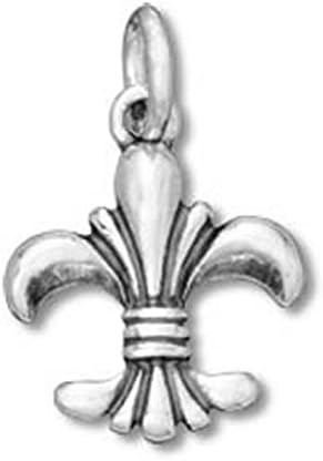 Sterling Silver Tiny Fleur de lis Charm Item #53061