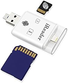 Yuaner[Apple MFi Certified] 3 in 1 iReader Lightning USB OTG Card Reader For iPhone 5/5s/6/6s/6s plus Computer PC &amp; OTG Android