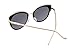 FEISEDY Cat Eye Women Sunglasses Metal Frame UV400 HD Lenses B2249