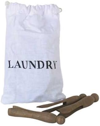 Vintage Clothespins with Bag