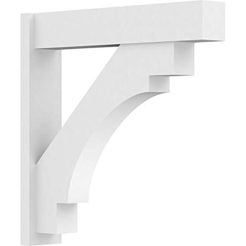 7"W X 36"D X 36"H Merced Architectural Grade PVC Outlooker with Block Ends