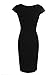 VfEmage Womens Elegant Crochet Flower Lace Party Bodycon Sheath Dress 7431 BLK M