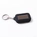 HDE 5x Emergency 3 LED Torch Flashlight Key Fob Solar Energy Power Keychain Lamp Light (Black)