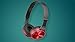 Sony Foldable Headphones with Smartphone Mic and Control - Metallic Red