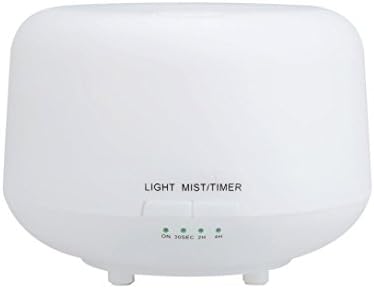 Muangan 250ml Ultrasonic aroma diffuser Cool Mist Air Spray Water Dispenser Beauty Moisturizing Humidifier for Home Office (White)