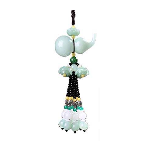 Tongboshi Car Pendants, Home Decoration Pendants, high-end car interiors, car Perfume Decorations, Men and Women Creative Gourd Pendants, Safe and Hoist (Color : Light Green)