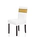 Anself 50PCS Wedding Elastic Spandex Chair Cover Sashes Bows Elastic Chair Bands with Buckle for Party Hotel Event Decorations
