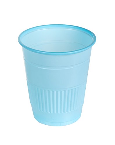 [TashiBox] 5 Ounce Disposable Plastic Cups - 200 Count - Sky Blue - //coolthings.us