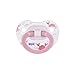 NUK Orthodontic Pacifiers, Girl, 0-6 Months, 2-Pack