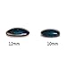 200 Pcs Dragon Eyes Glass Cabochon Mixed Color Lucky Evil Eye Glass Flatback Doll Eyes Scrapbooking Dome Cabochons 12mm Dragon Eyes Accessory for Jewelry Pendant Settings Sculptures Props