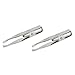 Make Up Spotlight LED Light Eyelash Eyebrow Hair Removal Tweezer Stainless Steel (2-Pack)