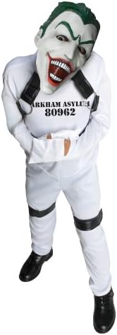 Dc Super Villain Collection Joker Straight Jacket Costume, Small