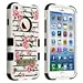 MYBAT iPhone 6 Tuff Hybrid Phone Protector Cover with Stand - Retail Packaging - Pink Fresh Roses/Black
