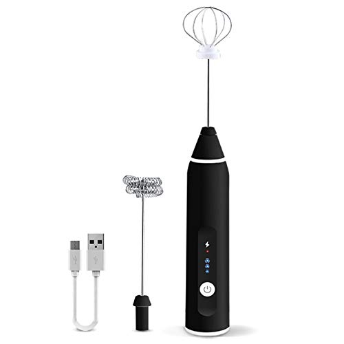 ybvyd Milchaufschäumer, tragbar, verstellbar, 3 Geschwindigkeiten, USB-Schneebesen, 3 Geschwindigkeiten, Haushalt… – Bild 8