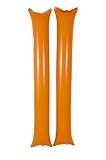Deseret Deals Thunder Sticks Orange Inflatable Noisemakers (5 Pairs)