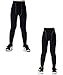 Minghe Boy's Long Underwear Set Skin Base Layer Tops Bottom Moisture Wicking
