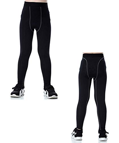 Boys-Long-Underwear-Set-Skin-Base-Layer-Tops-and-Bottom-Moisture-Wicking