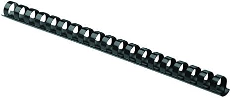 Fellowes 52324 Plastic Comb Bindings 5/8" Diameter 120 Sheet Capacity Black (Pack Of 25 Combs)