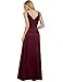 ANGVNS Women Strap Sleeveless Split Side Evening Dress Long Evening Gown