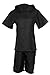 Nuoqi Japanese Anime Black Cosplay Costumes Mens Halloween Clothes Set GC34B-L