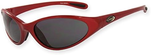 Sos Wraps / Heat Sunglasses, Frame - Aluminum Red, Lens - Pc
