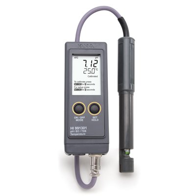 Hanna Instruments HI-991301 Water Resistant pH, Conductivity and TDS Meter, High Range