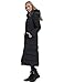 ilishop Women's Thickened Maxi Down Jackets- Hooded Long Down Jacket Winter Parka Puffer Coat