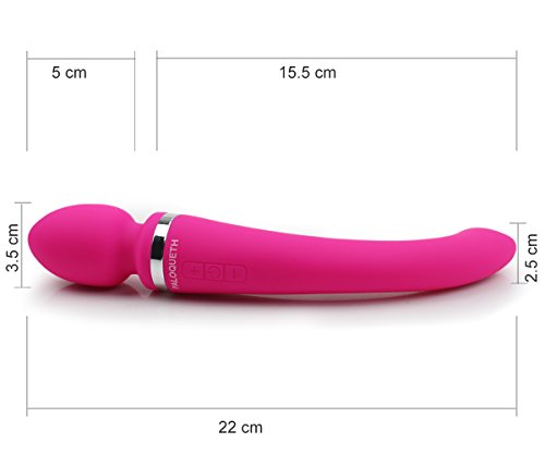 Wand Massager, PALOQUETH Waterproof Handheld Body Massager (Pink)