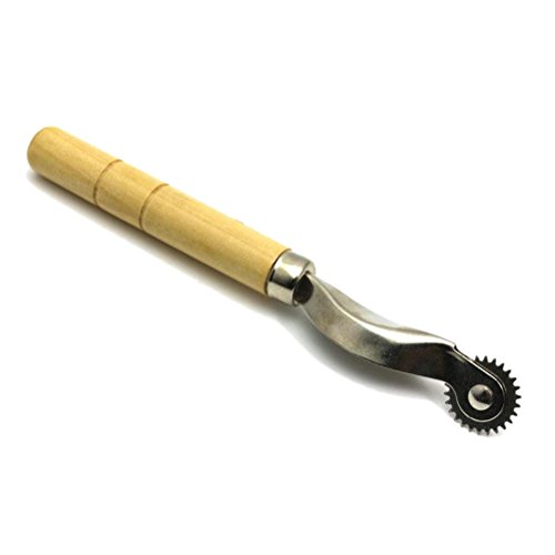 Ioffersuper Functional 2mm Handmade Craft Leather Fabric Needle Sewing Wheel Punch Tool - Thumbnail 6