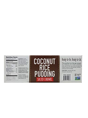Sun Tropics Coconut Rice Pudding Salted Caramel 12 Pack 4.23 OZ Each