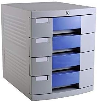 Aktenschrank, 5 Ebenen, abschließbare Schublade, Büro-Aufbewahrungsbox