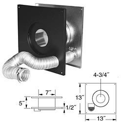 DuraVent 4PVP-WTI 4" Inner Diameter - PelletVent Pro Type L Chimney Pipe - Doubl, Black
