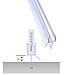 SuperSeals Frameless Shower Door Glass Bottom Sweep (3/16