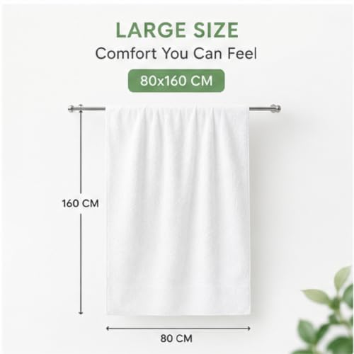 25 Pack Disposable Bath Towels 80x160 cm – Compressed, Individually Wrapped Towels for Hotel, Spa, Gym, Salon, Beach, Sauna, Camping & Travel – Soft, Absorbent, Lightweight & Portable
