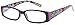 GAMMA RAY READERS 6 Pairs Ladies' Readers includes Sunglass Reader Quality Spring Hinge Reading Glasses for Women +2.00