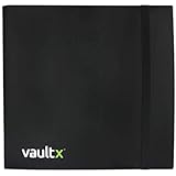 Vault X Binder - 12 Pocket Trading Card Album Folder - 480 Side Loading Pocket Binder for TCG (Black) (Standard)